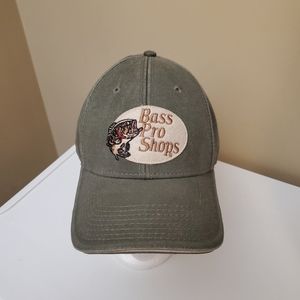 BASS Pro Shop Hat. Olive Green. One Size.